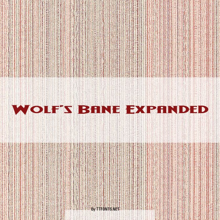 Wolf's Bane Expanded example
